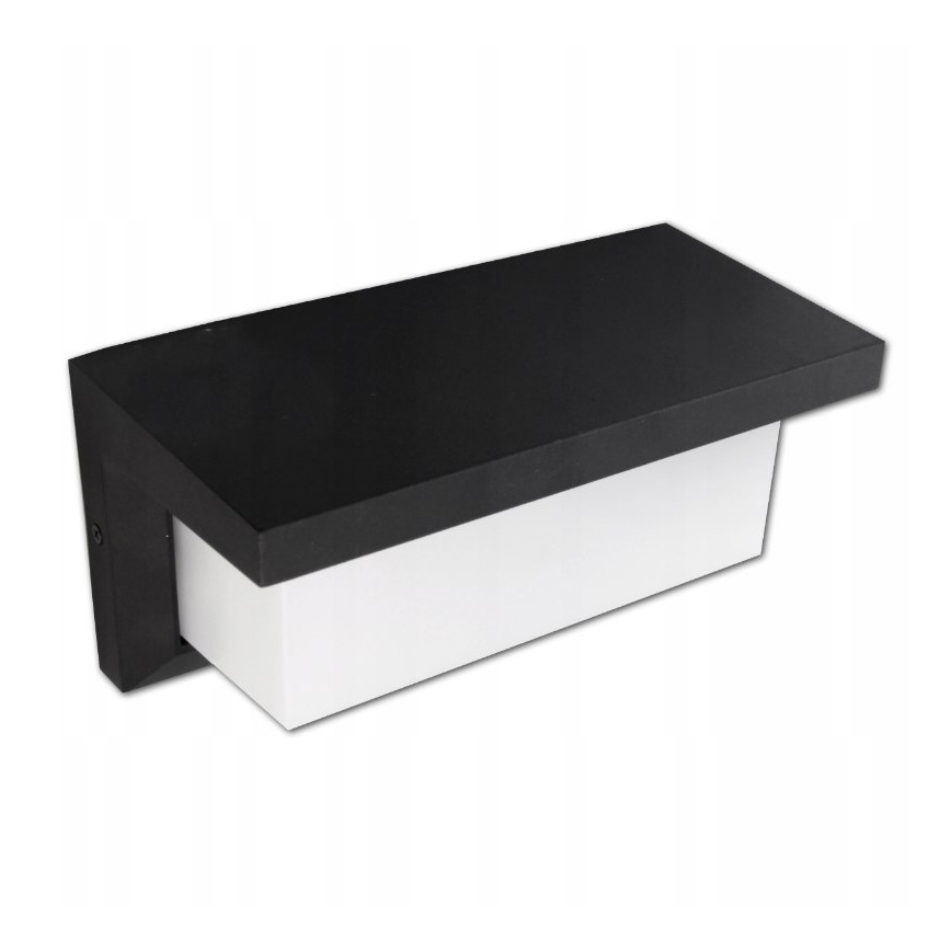 LED Vonkajšie nástenné svietidlo LED/12W/230V IP54 čierna