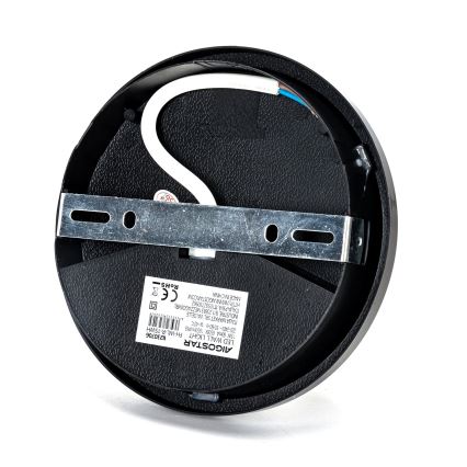 LED Vonkajšie nástenné svietidlo LED/15W/230V 6500K pr. 15,5 cm čierna IP65