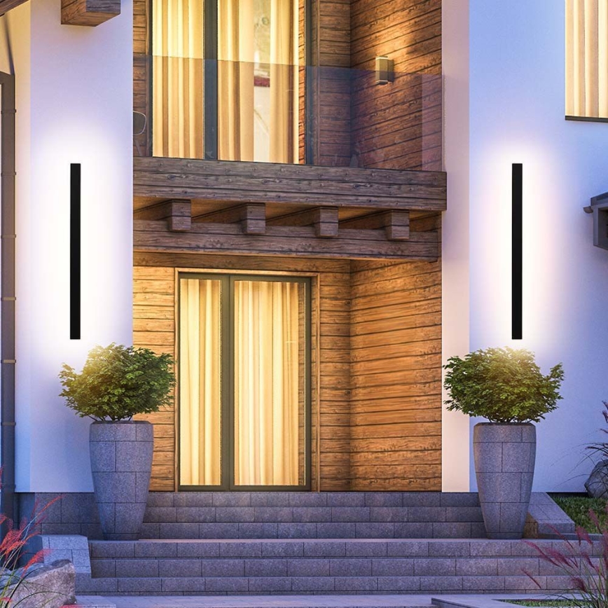LED vonkajšie nástenné svietidlo LED/16W/230V 4000K IP65 101 cm čierne