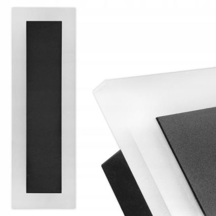 LED Vonkajšie nástenné svietidlo LED/19W/230V IP54 čierna