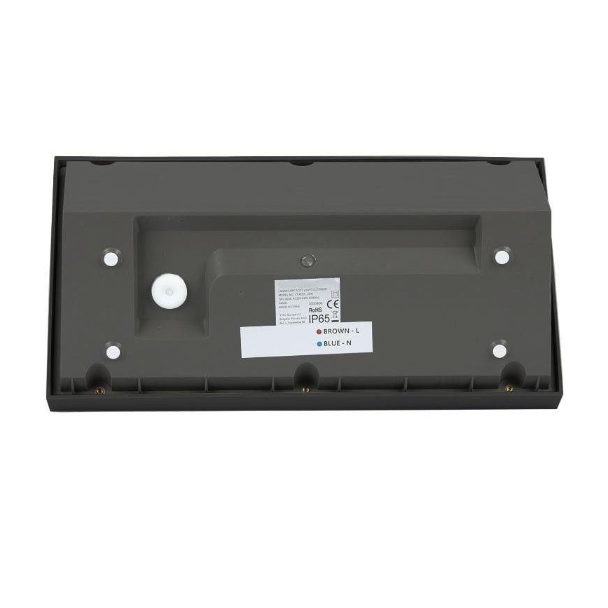 LED Vonkajšie nástenné svietidlo LED/20W/230V 4000K IP65 čierna