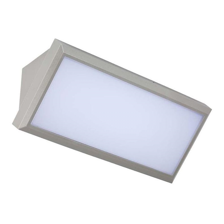 LED Vonkajšie nástenné svietidlo LED/20W/230V 4000K IP65 šedá