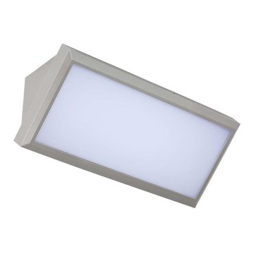 LED Vonkajšie nástenné svietidlo LED/20W/230V 6400K IP65 šedá