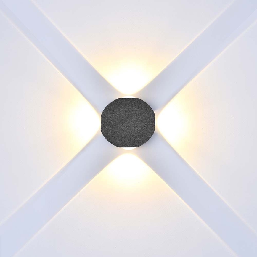 LED Vonkajšie nástenné svietidlo LED/4W/230V 4000K IP54 čierna