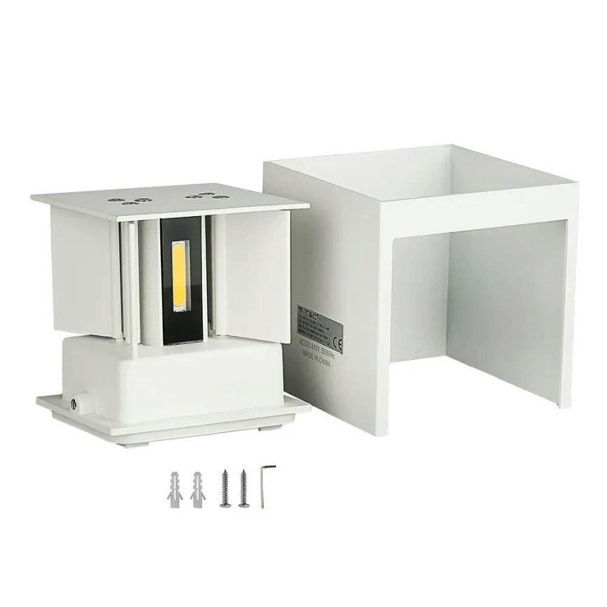 LED Vonkajšie nástenné svietidlo LED/5W/230V 4000K IP65 biela