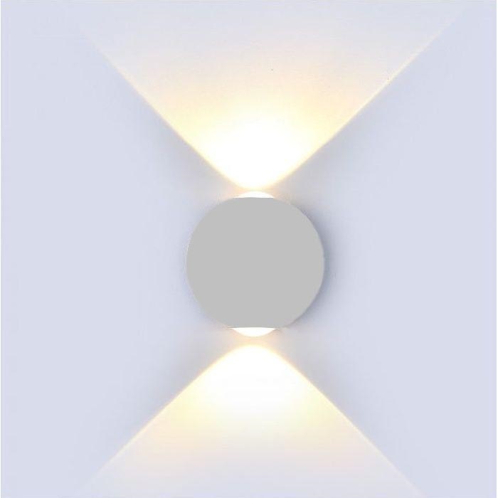 LED Vonkajšie nástenné svietidlo LED/6W/230V 4000K IP65 šedá
