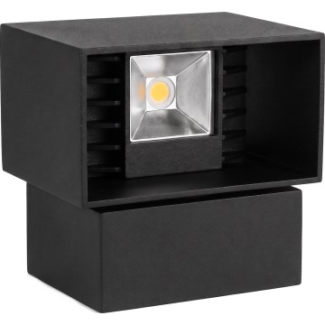 LED Vonkajšie nástenné svietidlo LED/6W/230V IP54 čierne