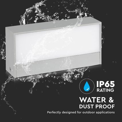 LED Vonkajšie nástenné svietidlo LED/9W/230V 4000K IP65