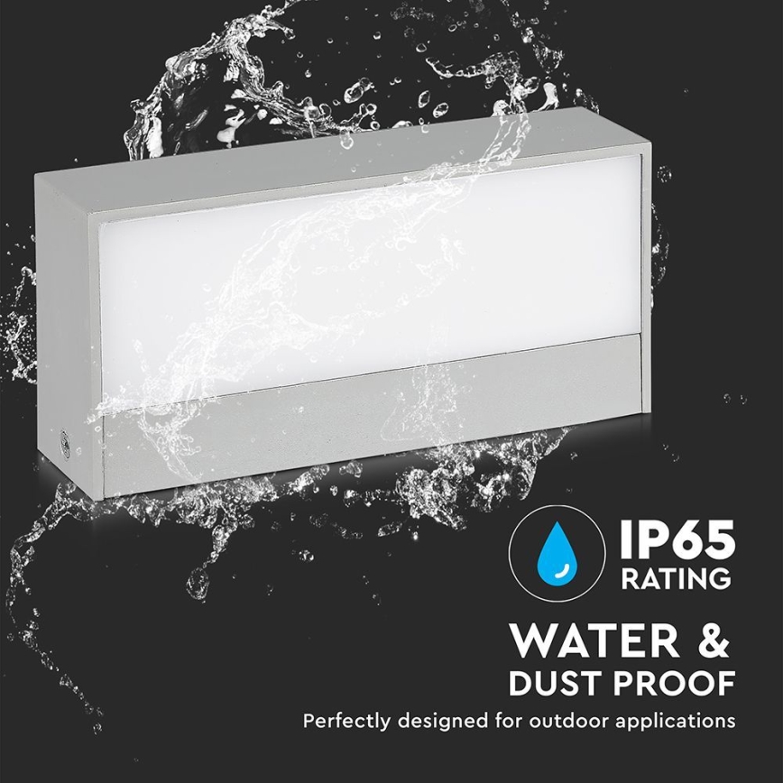 LED Vonkajšie nástenné svietidlo LED/9W/230V 4000K IP65