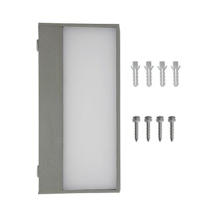 LED Vonkajšie nástenné svietidlo LED/9W/230V 6400K IP65