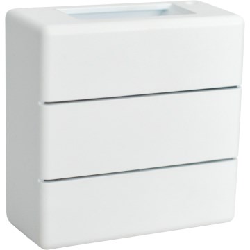 LED vonkajšie nástenné svietidlo LUXLINE 6W/230V 3000K IP54 biele