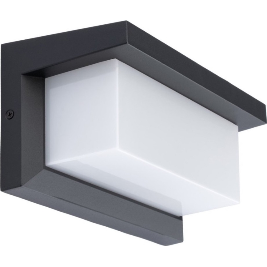 LED Vonkajšie nástenné svietidlo NEELY 1xE27/9W/230V 3000K IP54 antracit