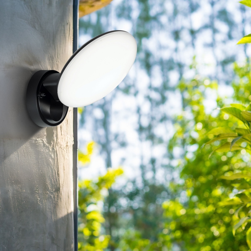 LED Vonkajšie nástenné svietidlo OLAF LED/10W/230V IP44 čierne