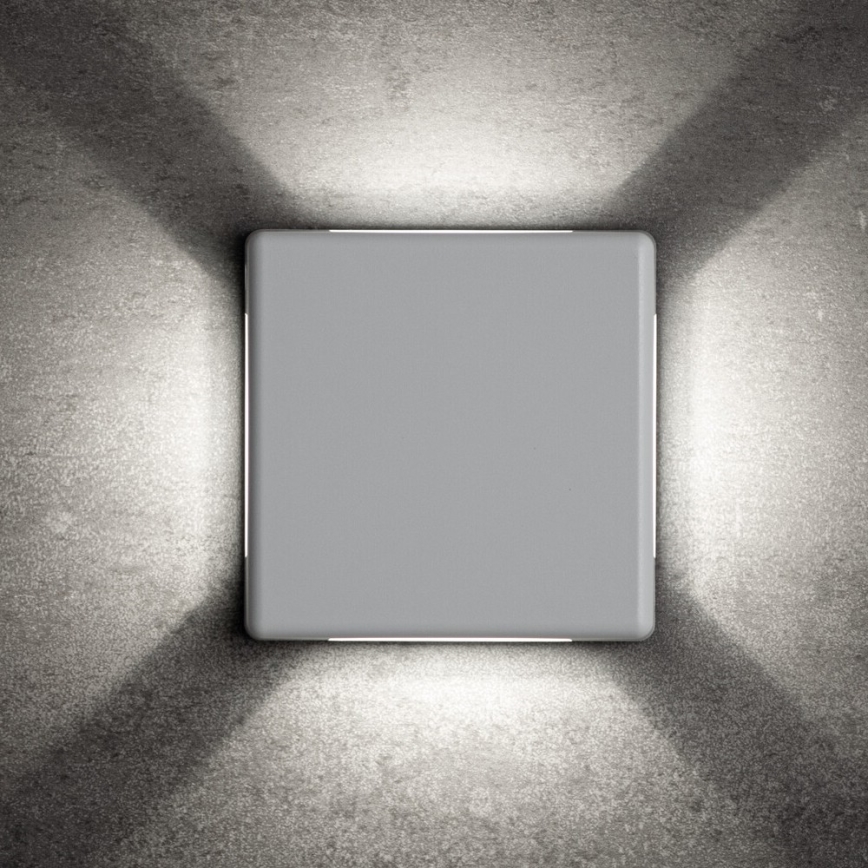 LED vonkajšie nástenné svietidlo REFAZI LED/6W/230V IP54 biele