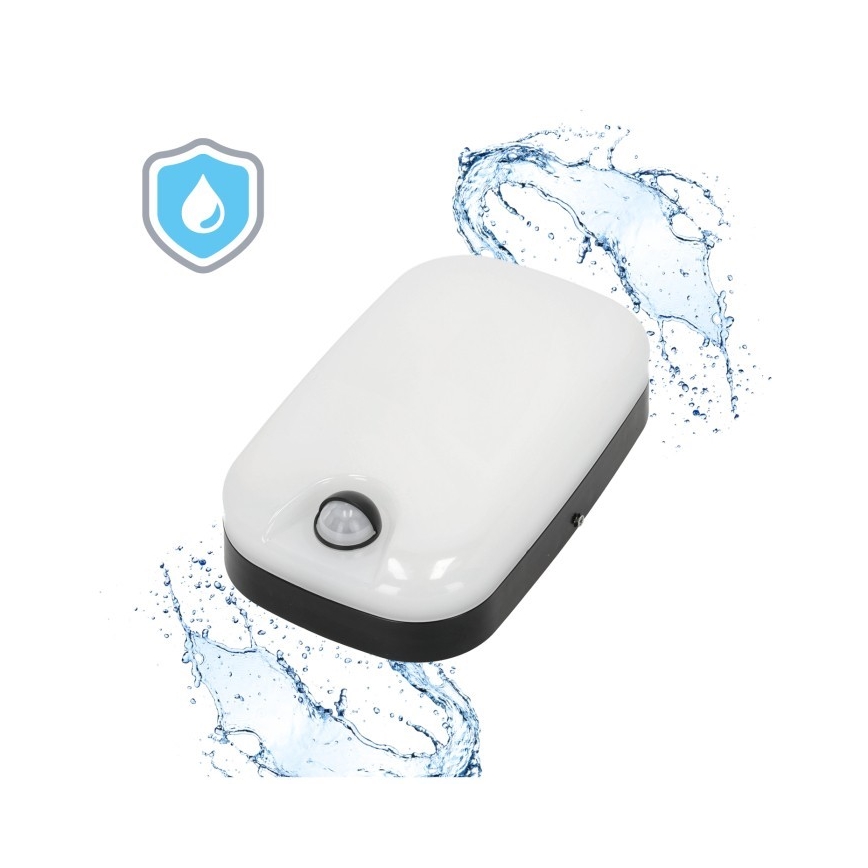 LED Vonkajšie nástenné svietidlo so senzorom pohybu a súmraku BAVANO LED/15W/230V 3000/4000/5700K IP54