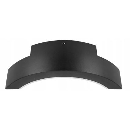 LED vonkajšie nástenné svietidlo s pohybovým senzorom LED/10W/230V IP54 čierne