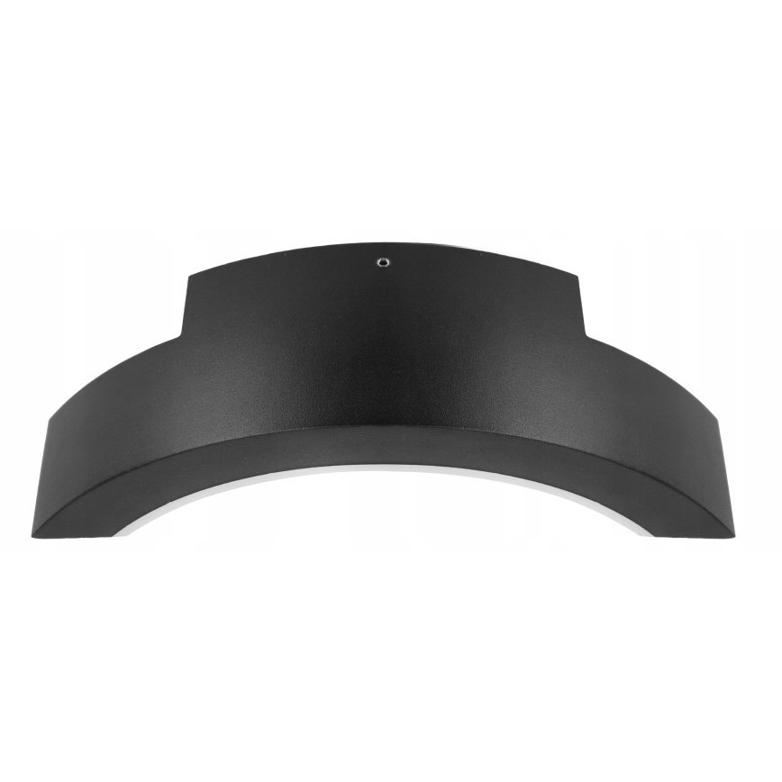 LED vonkajšie nástenné svietidlo s pohybovým senzorom LED/10W/230V IP54 čierne