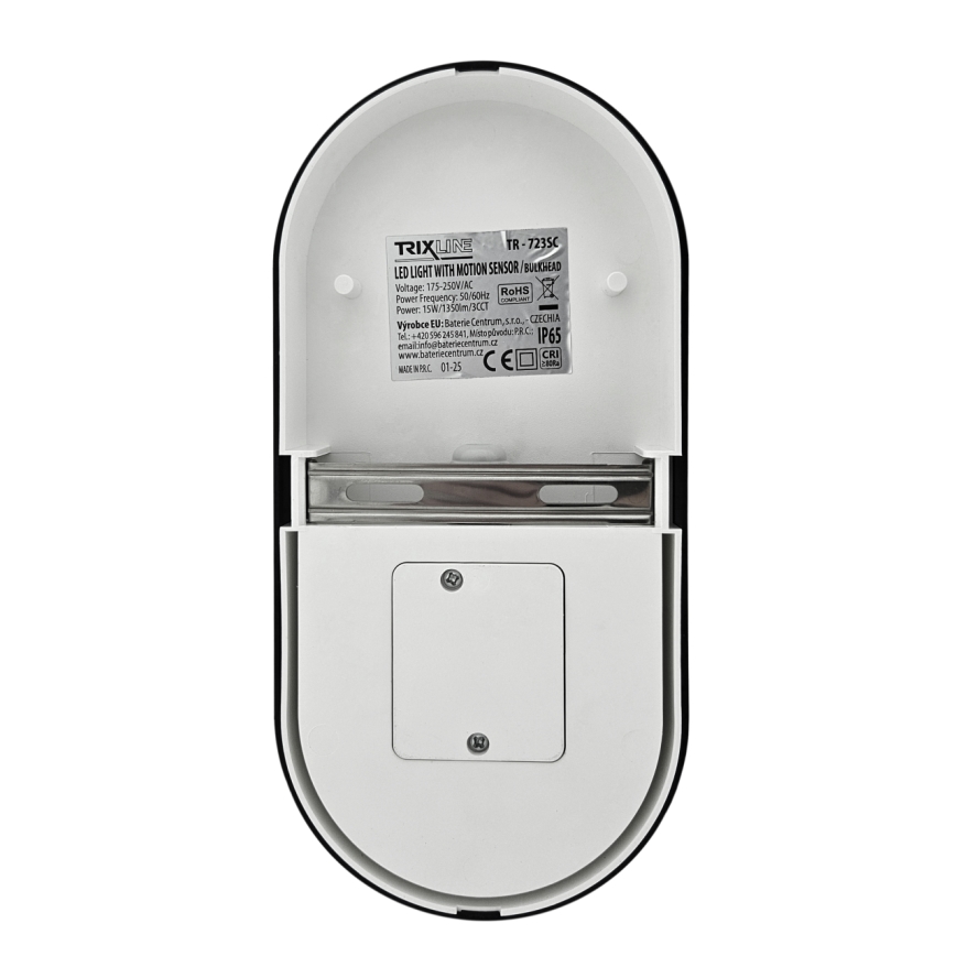 LED Stmievateľné vonkajšie nástenné svietidlo s pohybovým senzorom LED/12/15/18W/230V 3000K/4000K/6500K IP65 čierna/biela