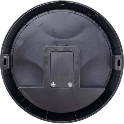 LED Vonkajšie nástenné svietidlo so senzorom LED/12W/230V 3000/4000/6500K IP65 čierna