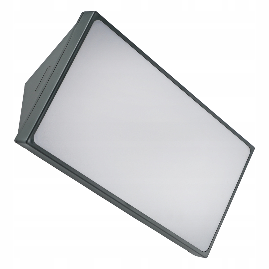 LED vonkajšie nástenné svietidlo s pohybovým senzorom LED/20W/230V IP65 sivé