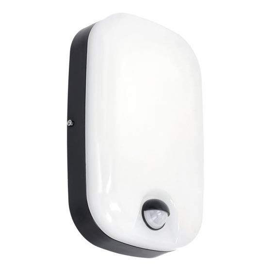 LED Vonkajšie nástenné svietidlo so senzorom pohybu a súmraku BAVANO LED/15W/230V 3000/4000/5700K IP54