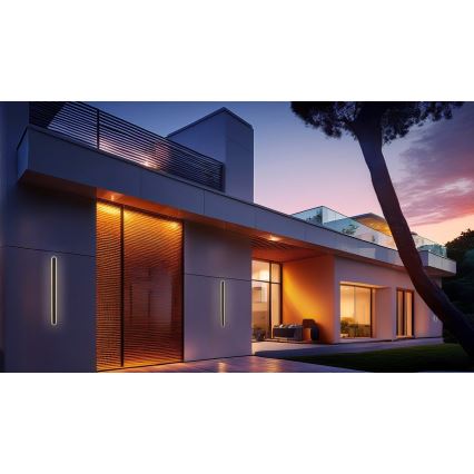 LED Vonkajšie nástenné svietidlo STICK LED/12W/230V IP65 3000K 60 cm