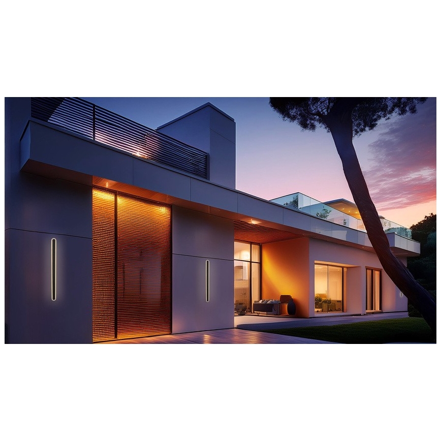LED Vonkajšie nástenné svietidlo STICK LED/12W/230V IP65 3000K 60 cm