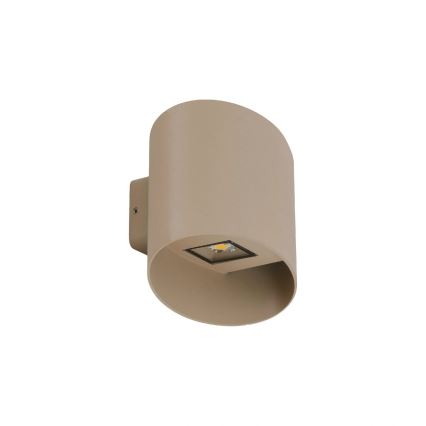 LED Vonkajšie nástenné svietidlo VERTO LED/5W/230V IP54 béžové