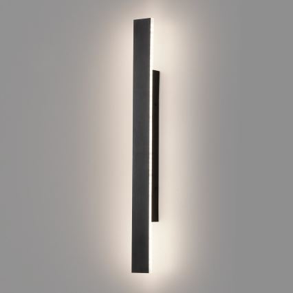 LED Vonkajšie nástenné svietidlo WOW LED/11W/230V 3000/4000/6000K 60 cm IP54 čierne
