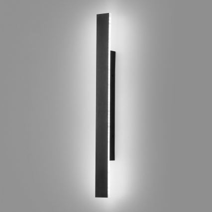 LED Vonkajšie nástenné svietidlo WOW LED/11W/230V 3000/4000/6000K 60 cm IP54 čierne