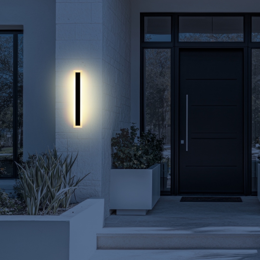 LED vonkajšie nástenné svietidlo WOW LED/20W/230V 3000/4000/6500K 60 cm IP54 čierne