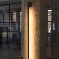 LED Vonkajšie nástenné svietidlo YALTE LED/8W/230V 3000K IP54 čierna