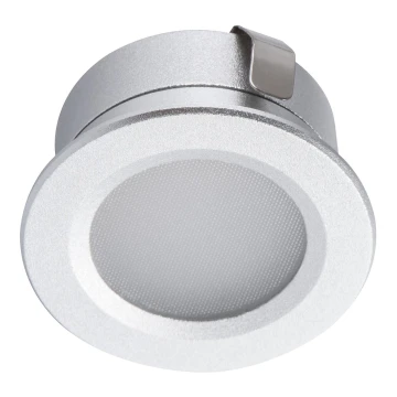 LED Vonkajšie podhľadové svietidlo IMBER LED/1W/12V 3000K pr. 3 cm 40 lm IP65 strieborná