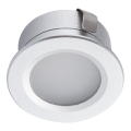 LED Vonkajšie podhľadové svietidlo IMBER LED/1W/12V 4000K pr. 3 cm 40 lm IP65 strieborná