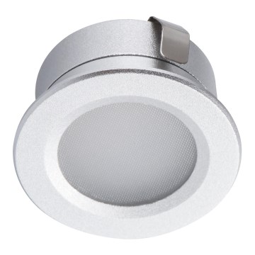 LED Vonkajšie podhľadové svietidlo IMBER LED/1W/12V 4000K pr. 3 cm 40 lm IP65 strieborná