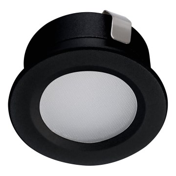 LED Vonkajšie podhľadové svietidlo IMBER LED/1W/12V 6500K pr. 3 cm 30 lm IP65 čierna