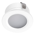 LED Vonkajšie podhľadové svietidlo IMBER LED/1W/12V 6500K pr. 3 cm 40 lm IP65 biela