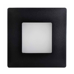 LED Vonkajšie schodiskové svietidlo LED/1,7W/230V 2700K IP44 čierna