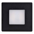 LED vonkajšie schodiskové svietidlo LED/1,7W/230V 3000/4000/6000K IP54 čierna