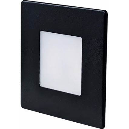 LED vonkajšie schodiskové svietidlo LED/1,7W/230V 3000/4000/6000K IP54 čierna