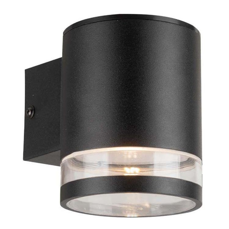 LED Vonkajšie solárne nástenné svietidlo so senzorom LED/1W/3,7V 3000K IP54 1200 mAh čierne