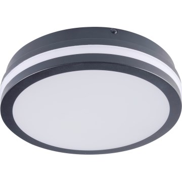 LED Vonkajšie stropné svietidlo BENO LED/12/18W/230V 3000/3500/4000K IP65 antracit okrúhly