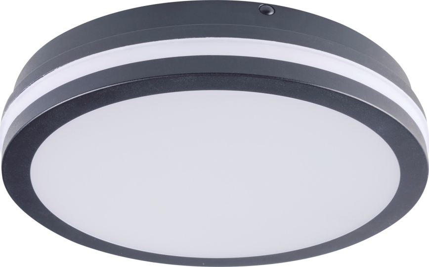 LED Vonkajšie stropné svietidlo BENO LED/24/30W/230V 3000/3500/4000K IP65 antracit okrúhly