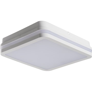 LED Vonkajšie stropné svietidlo BENO LED/24/30W/230V 3000/3500/4000K IP65 biela hranatý