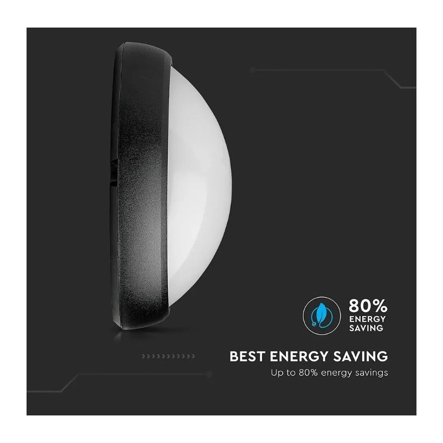 LED Vonkajšie stropné svietidlo LED/12W/230V IP54