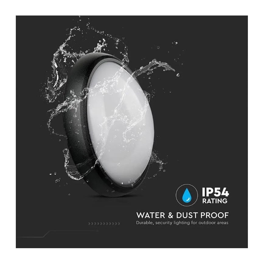 LED Vonkajšie stropné svietidlo LED/12W/230V IP54