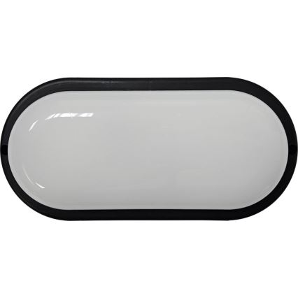 LED Vonkajšie stropné svietidlo LED/15W/230V 4200K 20x9,8 cm IP64 čierna