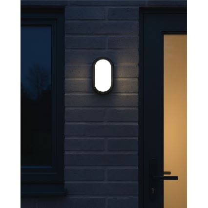 LED vonkajšie stropné svietidlo LED/8W/230V 4200K IP64 čierne