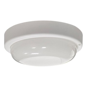LED vonkajšie stropné svietidlo LED/8W/230V 4200K pr. 14 cm IP64 biela