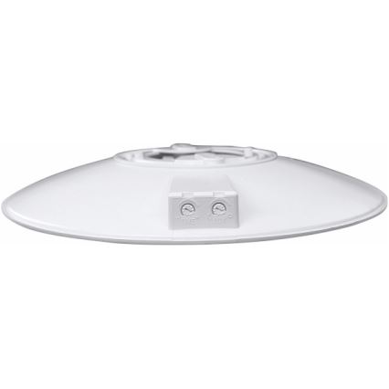 LED vonkajšie stropné svietidlo s pohybovým senzorom VISTA LED/15W/230V pr. 26 cm IP54 biela